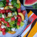 Melonen-Mozzarella-Salat