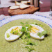 Sellerie-Lauch-Suppe mit Ei